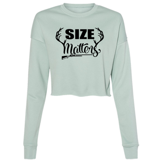 Size Matters B7503 Ladies' Cropped Fleece Crew