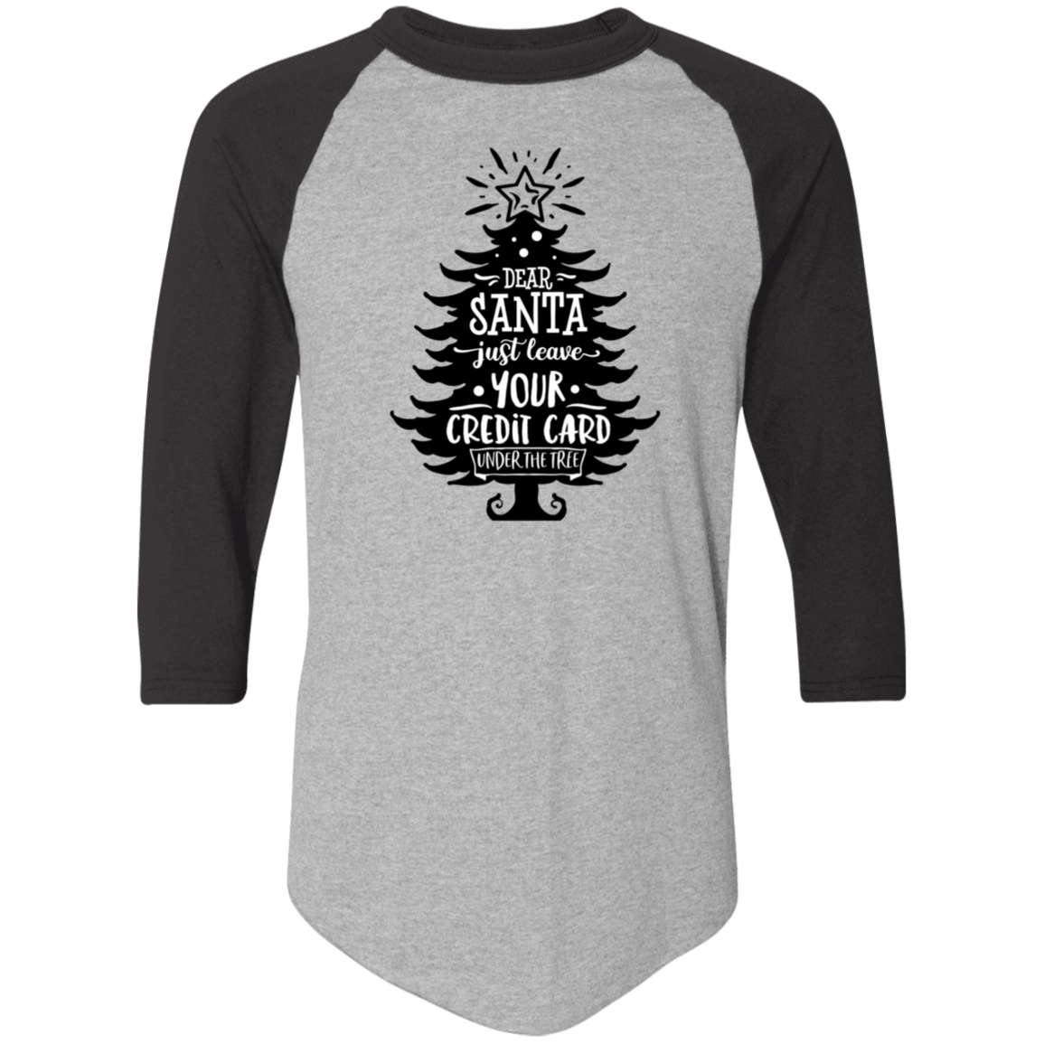 Dear Santa Just Leave 4420 Colorblock Raglan Jersey Dear Santa Just Leave 4420 Colorblock Raglan Jersey