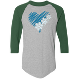 Heart & Snowflakes 2 4420 Colorblock Raglan Jersey Heart & Snowflakes 2 4420 Colorblock Raglan Jersey