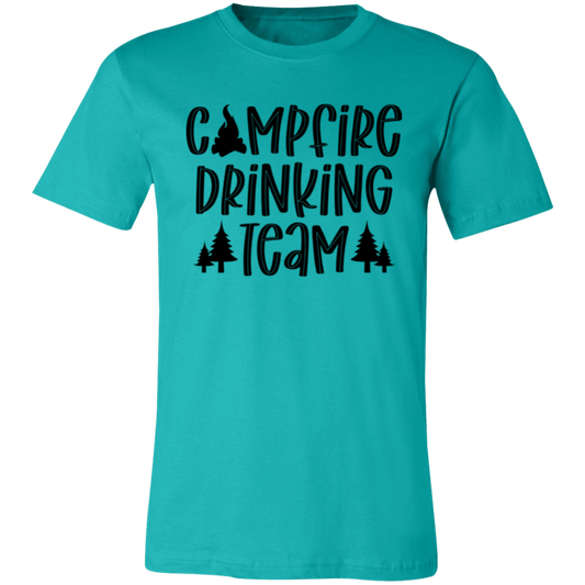 Campfire Drinking Team 2 B 3001C Unisex Jersey Short-Sleeve T-Shirt