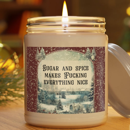 Sugar And Spice Makes Fucking Everything Nice - Scented Candles, 9oz