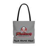 Custom Pinckney Aquatic Club- B, R & W, Tote Bag Custom Pinckney Aquatic Club- B, R & W, Tote Bag