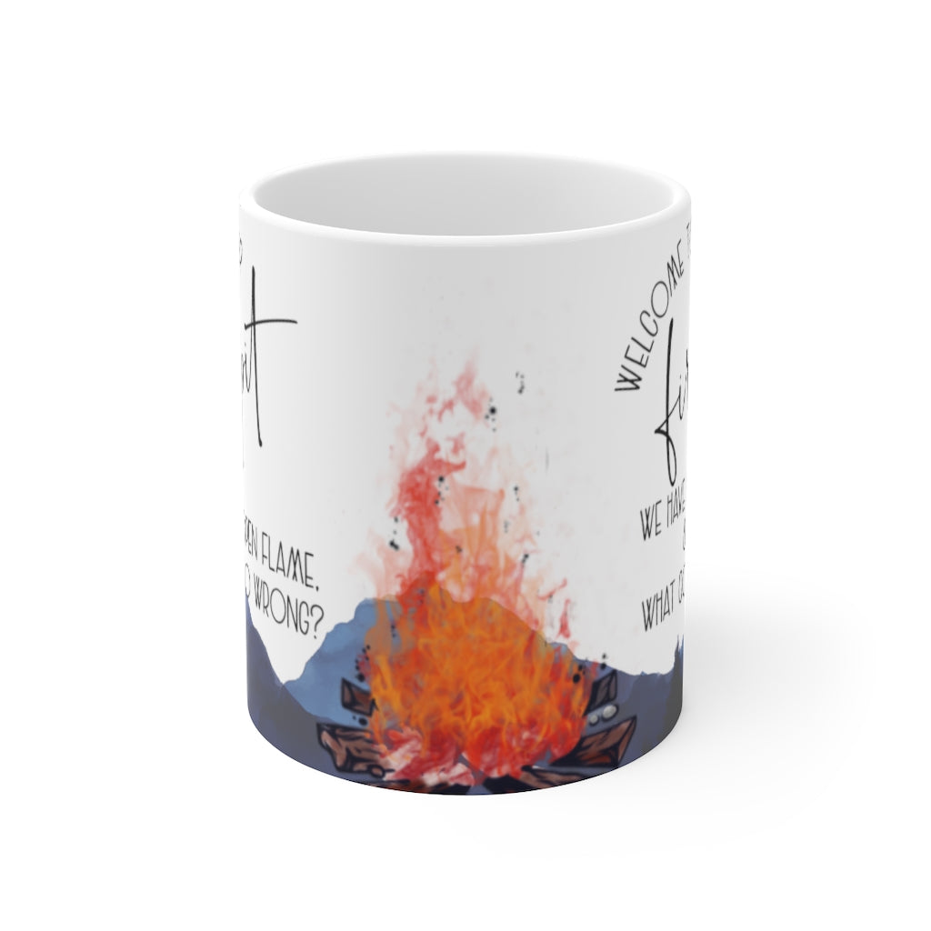 Welcome To Our Firepit 11oz Mug Welcome To Our Firepit 11oz Mug