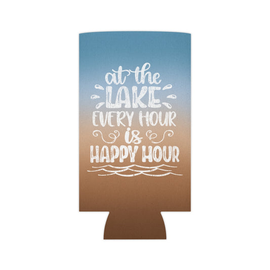 ***2 SIDED***  Regular & Slim Can Coolers 2 Sided - Happy Hour - HRCL FL