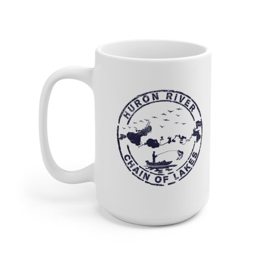 ***2 SIDED***  Ceramic Mug 15oz 2 Sided - Boats N' Hoes - HRCL FL