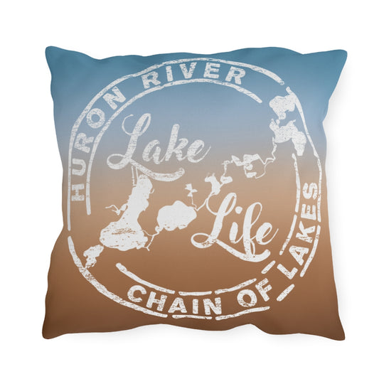 ***2 SIDED***  Outdoor Pillows - On Lake Time - HRCL LL