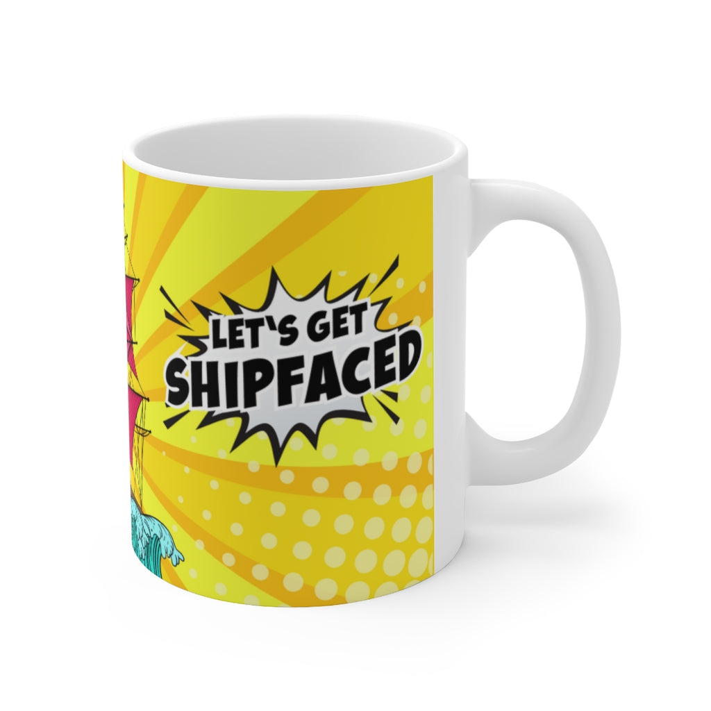Ship Faced Pop Art 11oz Mug Ship Faced Pop Art 11oz Mug