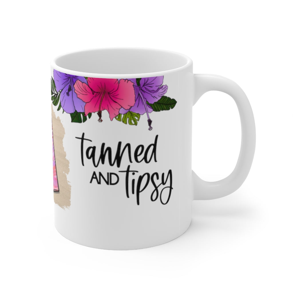 Tanned and Tipsy 11oz Mug Tanned and Tipsy 11oz Mug