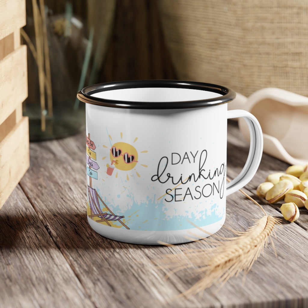 Day Drinking Season Camp Mug Day Drinking Season Camp Mug