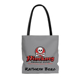 Custom Pinckney Aquatic Club- B, R & W, Tote Bag Custom Pinckney Aquatic Club- B, R & W, Tote Bag