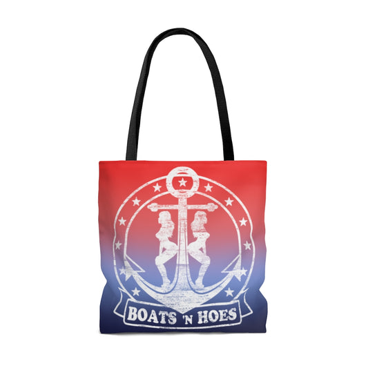 ***2 SIDED***  Beach Bag - Boats N' Hoes - HRCL LL