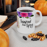 Tanned and Tipsy 11oz Mug Tanned and Tipsy 11oz Mug