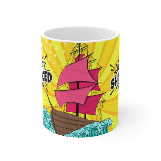 Ship Faced Pop Art 11oz Mug