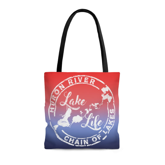 ***2 SIDED***  Beach Bag - Lake Life - HRCL LL