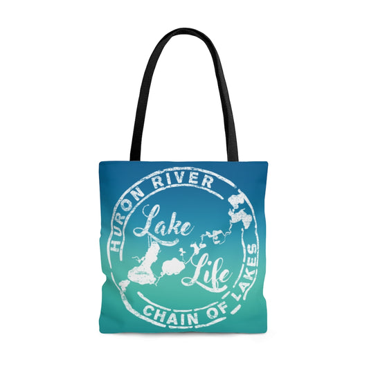 ***2 SIDED***  Beach Bag - On Lake Time - HRCL LL