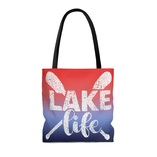***2 SIDED***  Beach Bag - Lake Life - HRCL LL