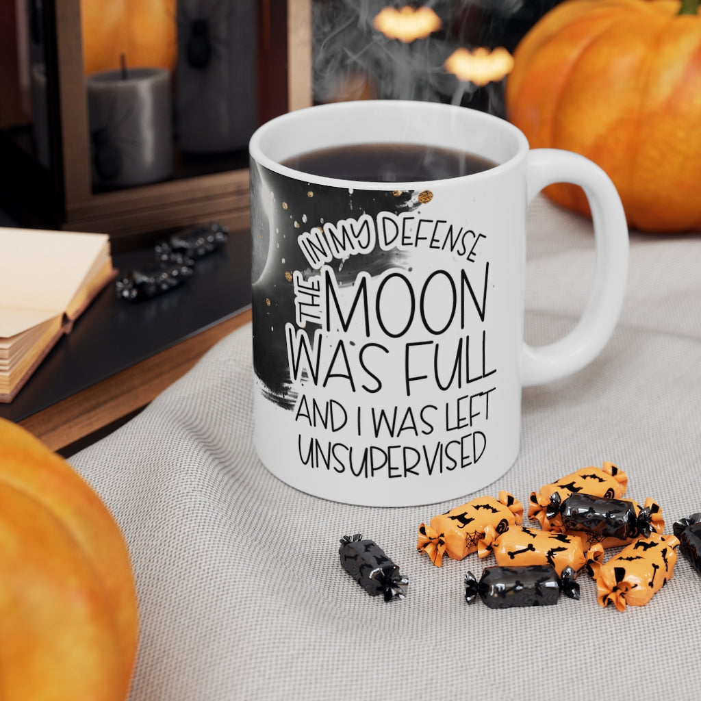 Moon Was Full 11oz Mug Moon Was Full 11oz Mug