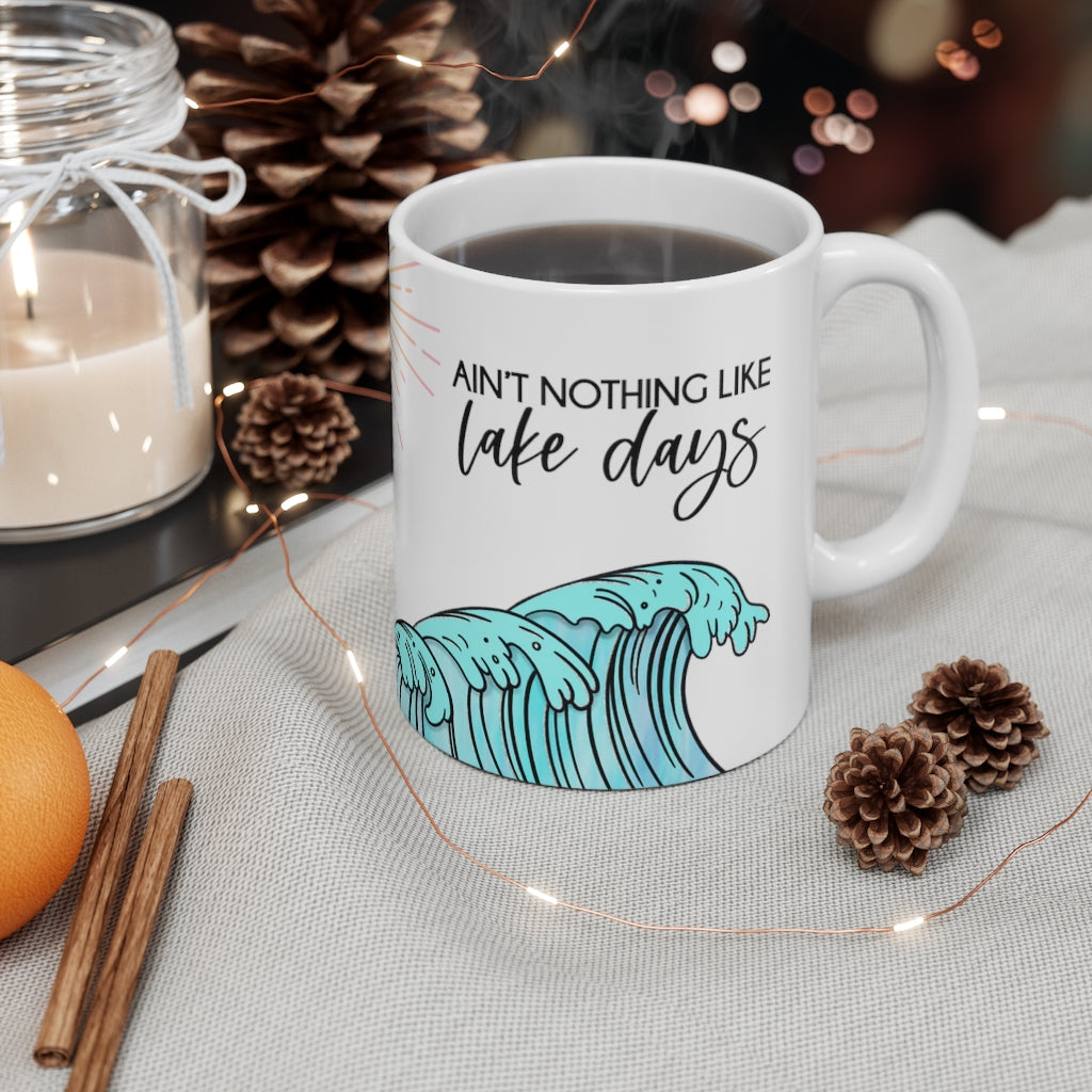 Boat Waves Sunrays 11oz Mug Boat Waves Sunrays 11oz Mug