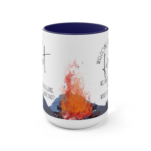 Welcome To Our Firepit 15oz Mug