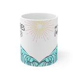 Boat Waves Sunrays 11oz Mug Boat Waves Sunrays 11oz Mug