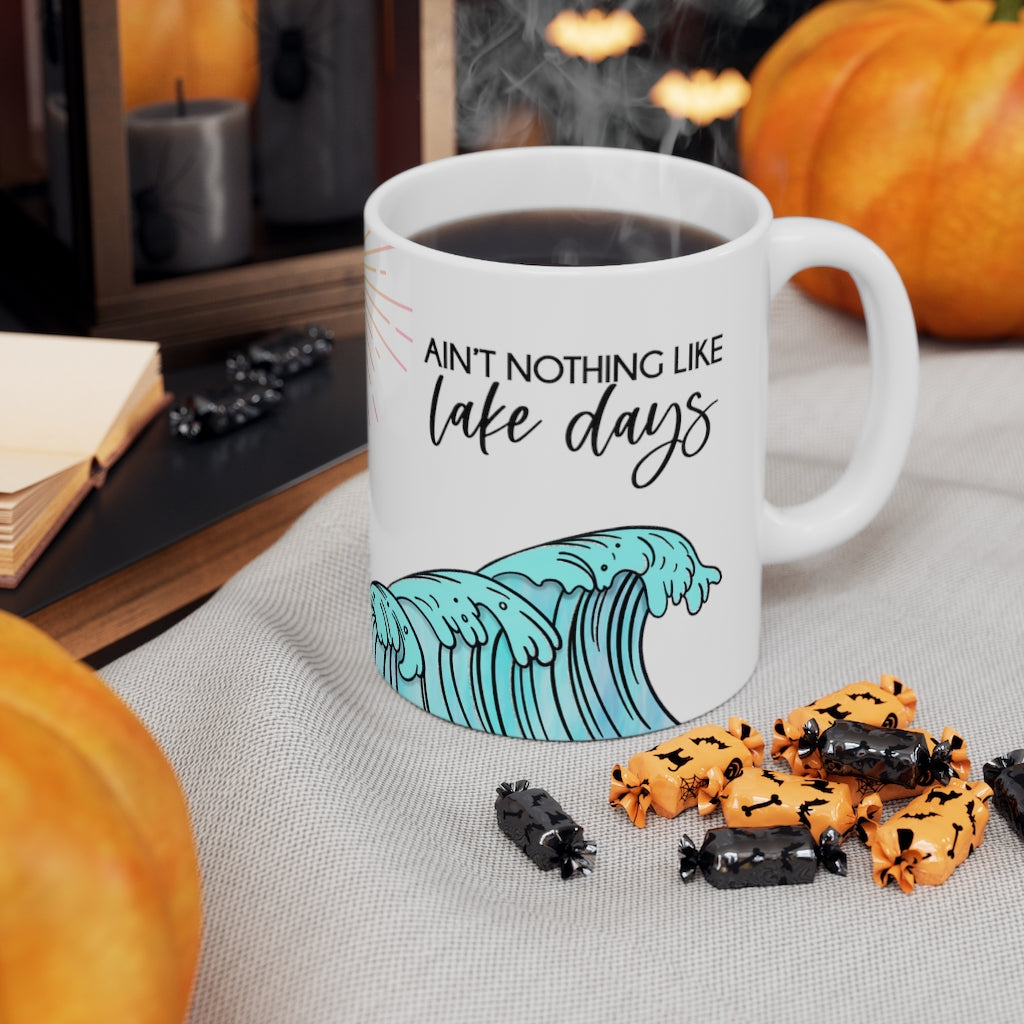 Boat Waves Sunrays 11oz Mug Boat Waves Sunrays 11oz Mug