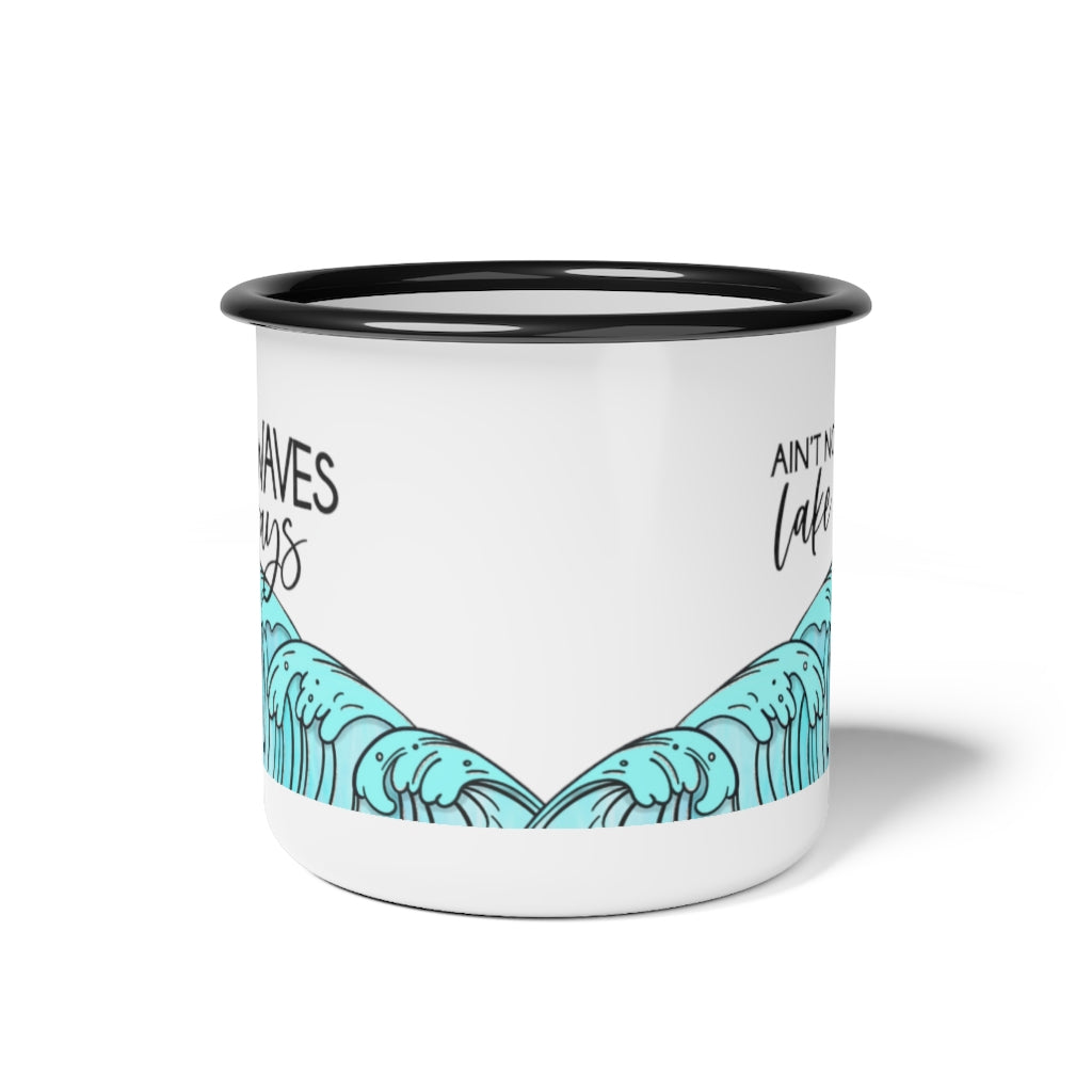 Boat Waves Sunrays Camp Mug Boat Waves Sunrays Camp Mug