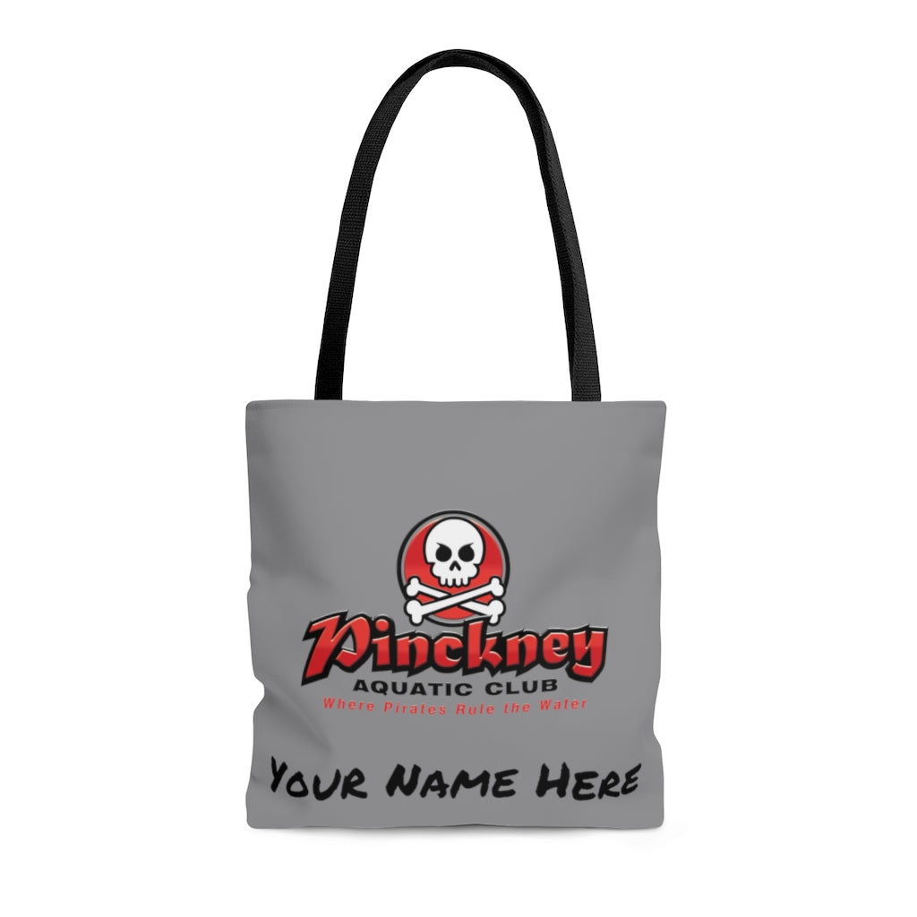 Custom Pinckney Aquatic Club- B, R & W, Tote Bag Custom Pinckney Aquatic Club- B, R & W, Tote Bag