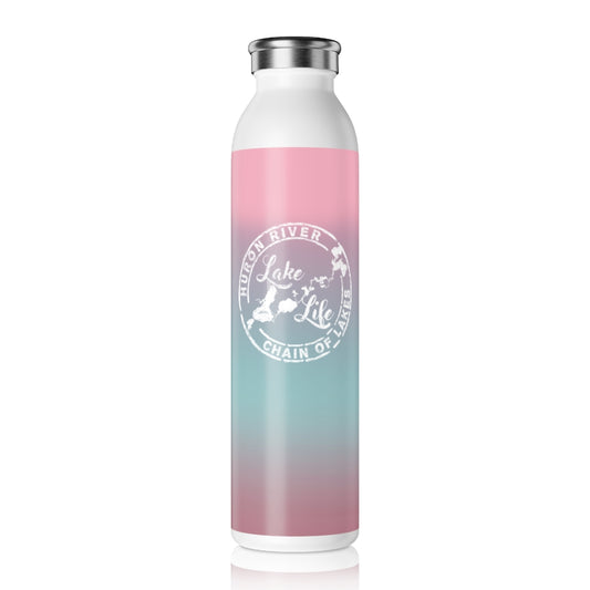 Slim Water Bottle - HRCL Lake Life Logo
