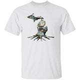 Michigan Roots Stones G500B Youth 5.3 oz 100% Cotton T-Shirt Michigan Roots Stones G500B Youth 5.3 oz 100% Cotton T-Shirt