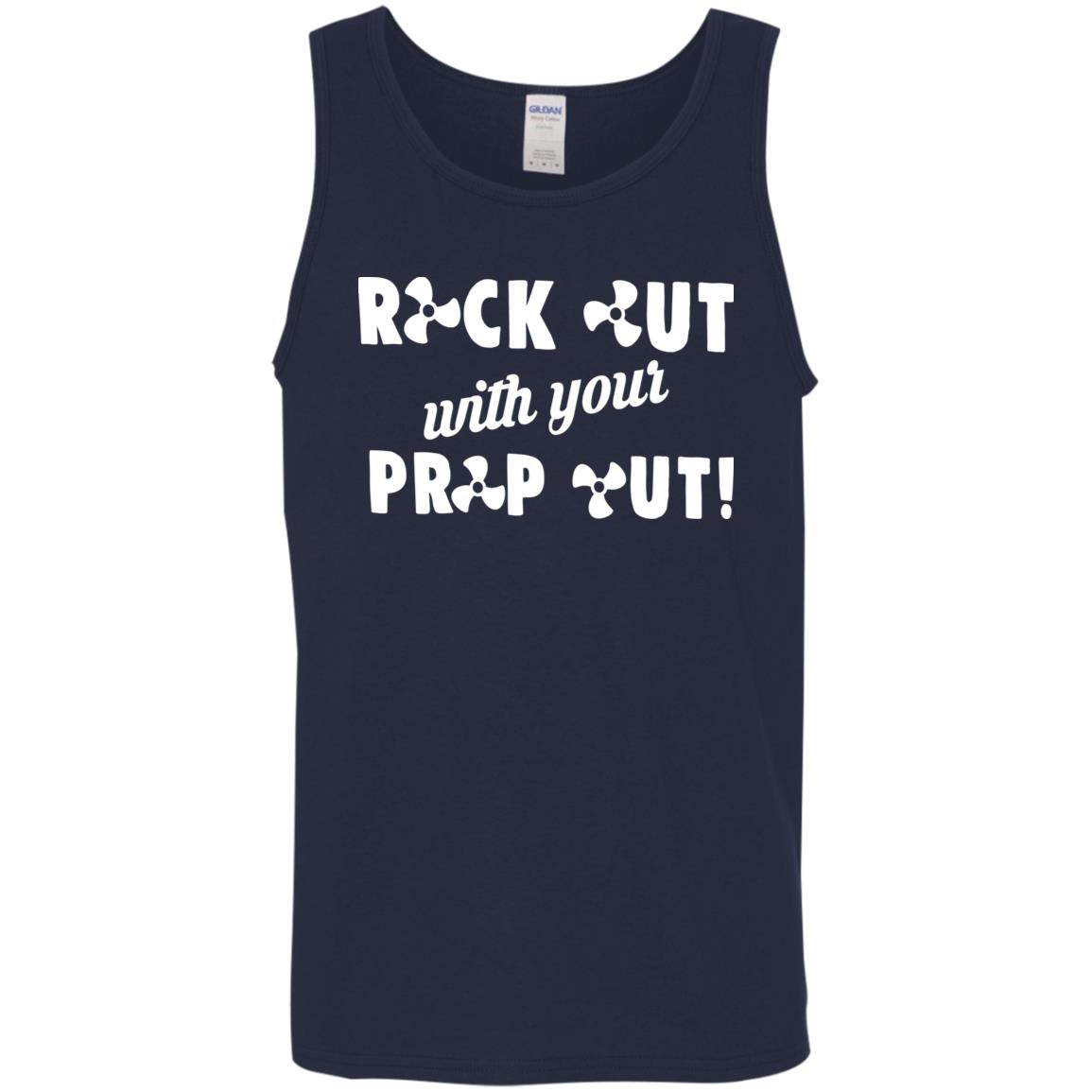 ***2 SIDED***  HRCL FL - Rock Out with your Prop Out - 2 Sided G520 Cotton Tank Top 5.3 oz. ***2 SIDED***  HRCL FL - Rock Out with your Prop Out - 2 Sided G520 Cotton Tank Top 5.3 oz.