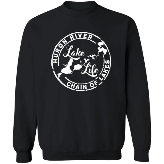 HRCL Lake Life Logo G180 Crewneck Pullover Sweatshirt