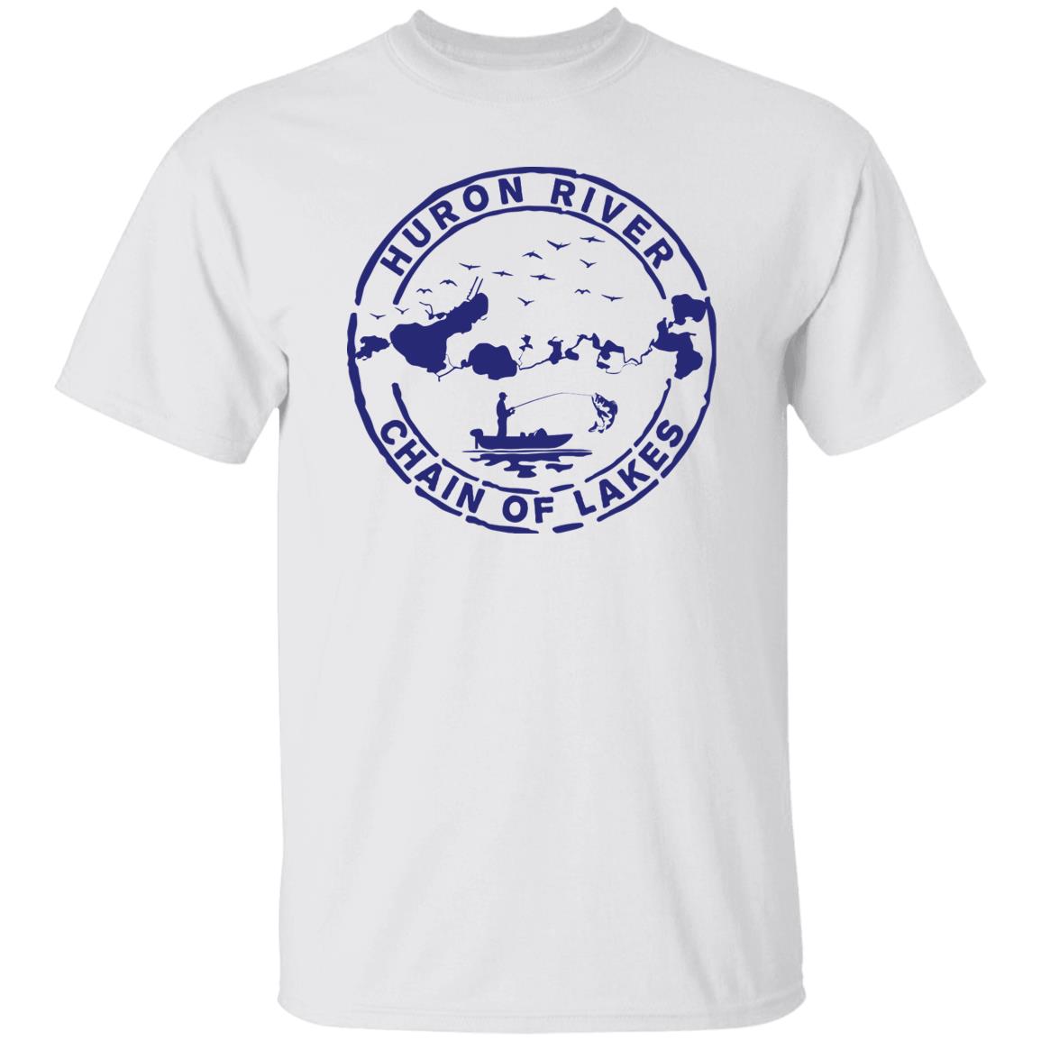 HRCL Fishing Logo Navy - G500 5.3 oz. T-Shirt HRCL Fishing Logo Navy - G500 5.3 oz. T-Shirt