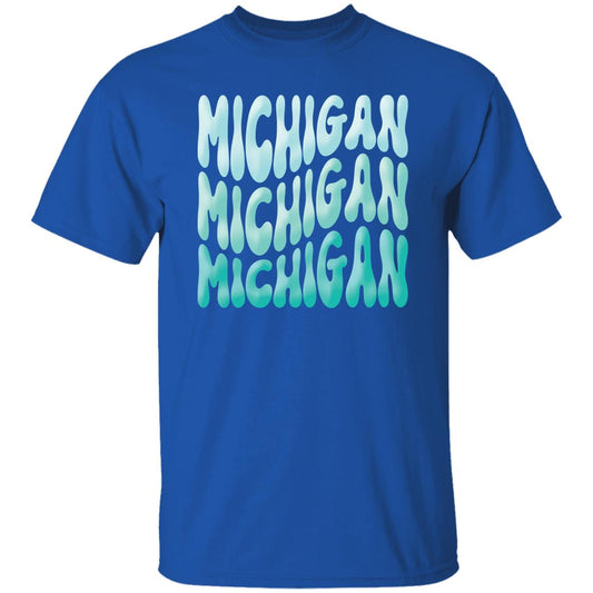 Michigan - Turquoise Colors G500 5.3 oz. T-Shirt