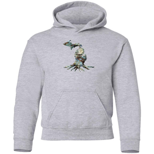 Michigan Roots Stones G185B Youth Pullover Hoodie