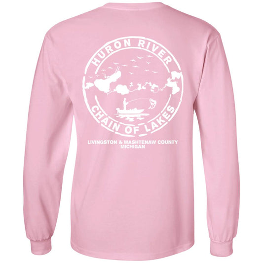 ***2 SIDED***  HRCL FL - Don't Be A Wanker - 2 Sided G540 LS T-Shirt 5.3 oz.