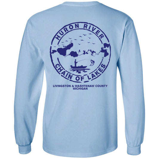 ***2 SIDED***  HRCL FL - Keeping it Reel - 2 Sided G540 LS T-Shirt 5.3 oz.