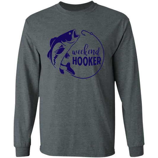 ***2 SIDED***  HRCL FL - Navy Weekend Hooker - 2 Sided G540 LS T-Shirt 5.3 oz.