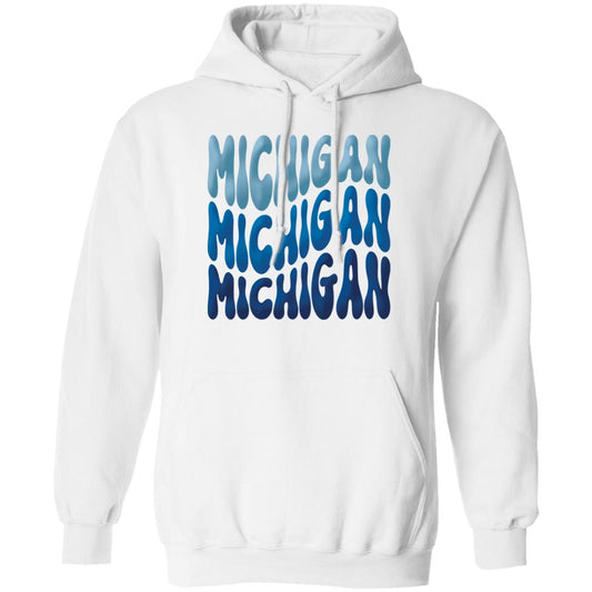 Michigan - Blues Colors G185 Pullover Hoodie
