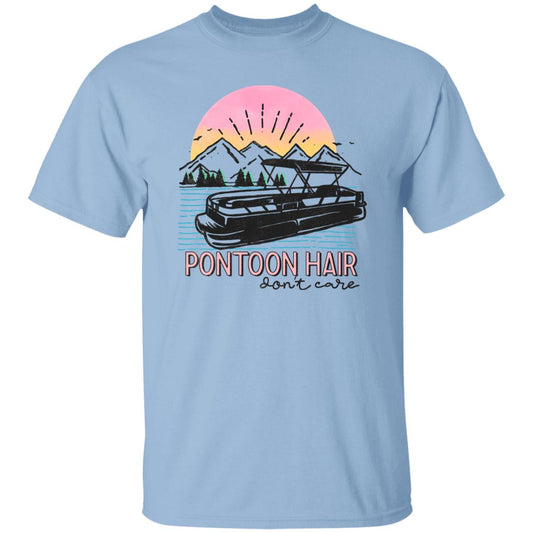 ***2 SIDED***  Pontoon Hair HRCL LL 2 Sided G500 5.3 oz. T-Shirt