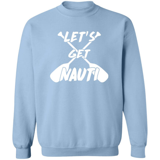 ***2 SIDED***  HRCL FL - Lets Get Nauti - 2 Sided G180 Crewneck Pullover Sweatshirt