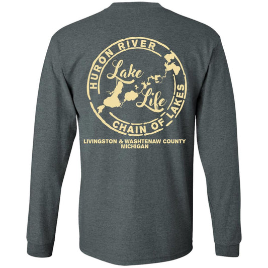 ***2 SIDED***  Lake Babe HRCL LL 2 Sided G540 LS T-Shirt 5.3 oz.