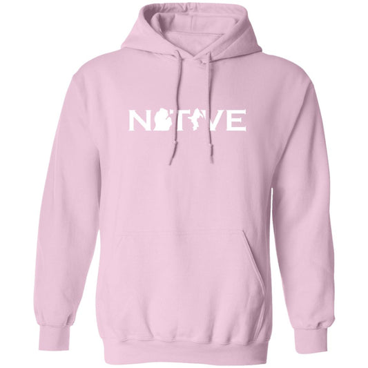 MI Native - White G185 Pullover Hoodie