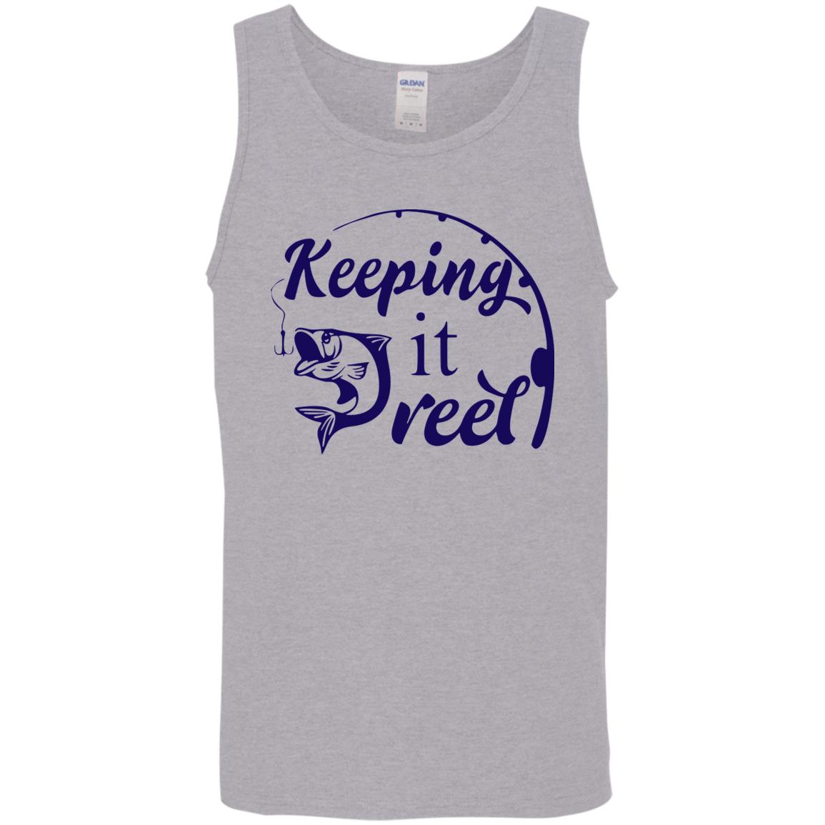 ***2 SIDED***  HRCL FL - Keeping it Reel - 2 Sided G520 Cotton Tank Top 5.3 oz. ***2 SIDED***  HRCL FL - Keeping it Reel - 2 Sided G520 Cotton Tank Top 5.3 oz.