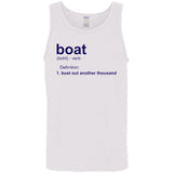 ***2 SIDED***  HRCL FL - Navy Boat.... Bust Out Another Thousand - 2 Sided G520 Cotton Tank Top 5.3 oz. ***2 SIDED***  HRCL FL - Navy Boat.... Bust Out Another Thousand - 2 Sided G520 Cotton Tank Top 5.3 oz.