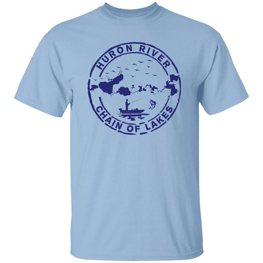 HRCL Fishing Logo Navy - G500 5.3 oz. T-Shirt