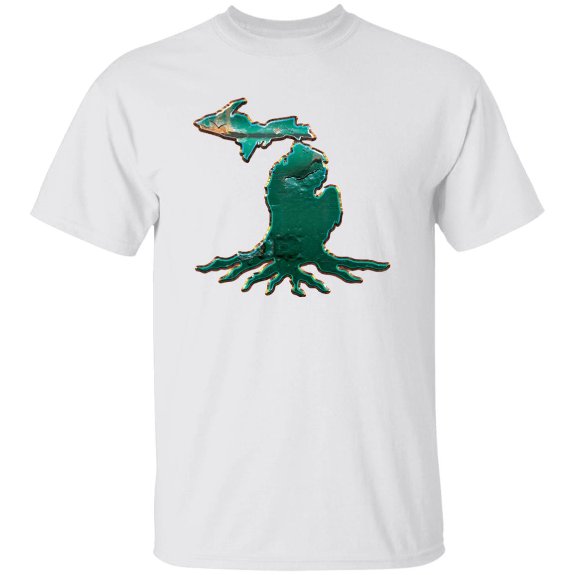 Michigan Roots Green G500B Youth 5.3 oz 100% Cotton T-Shirt Michigan Roots Green G500B Youth 5.3 oz 100% Cotton T-Shirt
