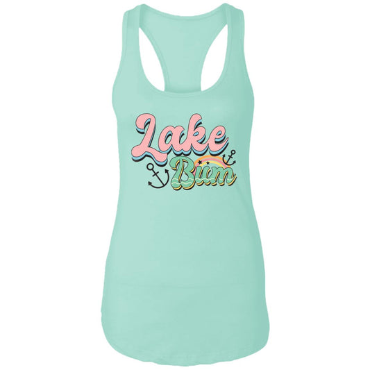 ***2 SIDED***  Lake Bum HRCL LL 2 Sided NL1533 Ladies Ideal Racerback Tank