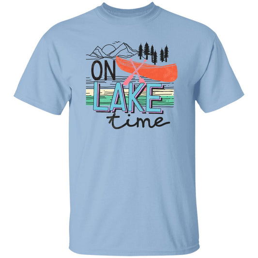 ***2 SIDED***  On Lake Time HRCL LL 2 Sided G500 5.3 oz. T-Shirt