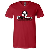 Pinckney Aquatic Club- B & W, 3005 Unisex Jersey SS V-Neck T-Shirt Pinckney Aquatic Club- B & W, 3005 Unisex Jersey SS V-Neck T-Shirt