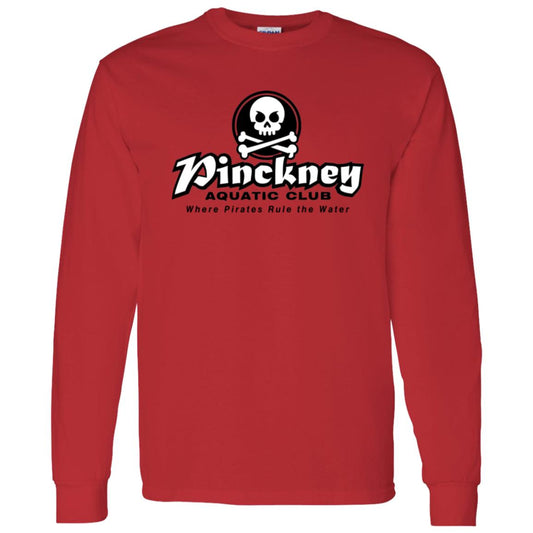 Pinckney Aquatic Club- B & W, G540 LS T-Shirt 5.3 oz.